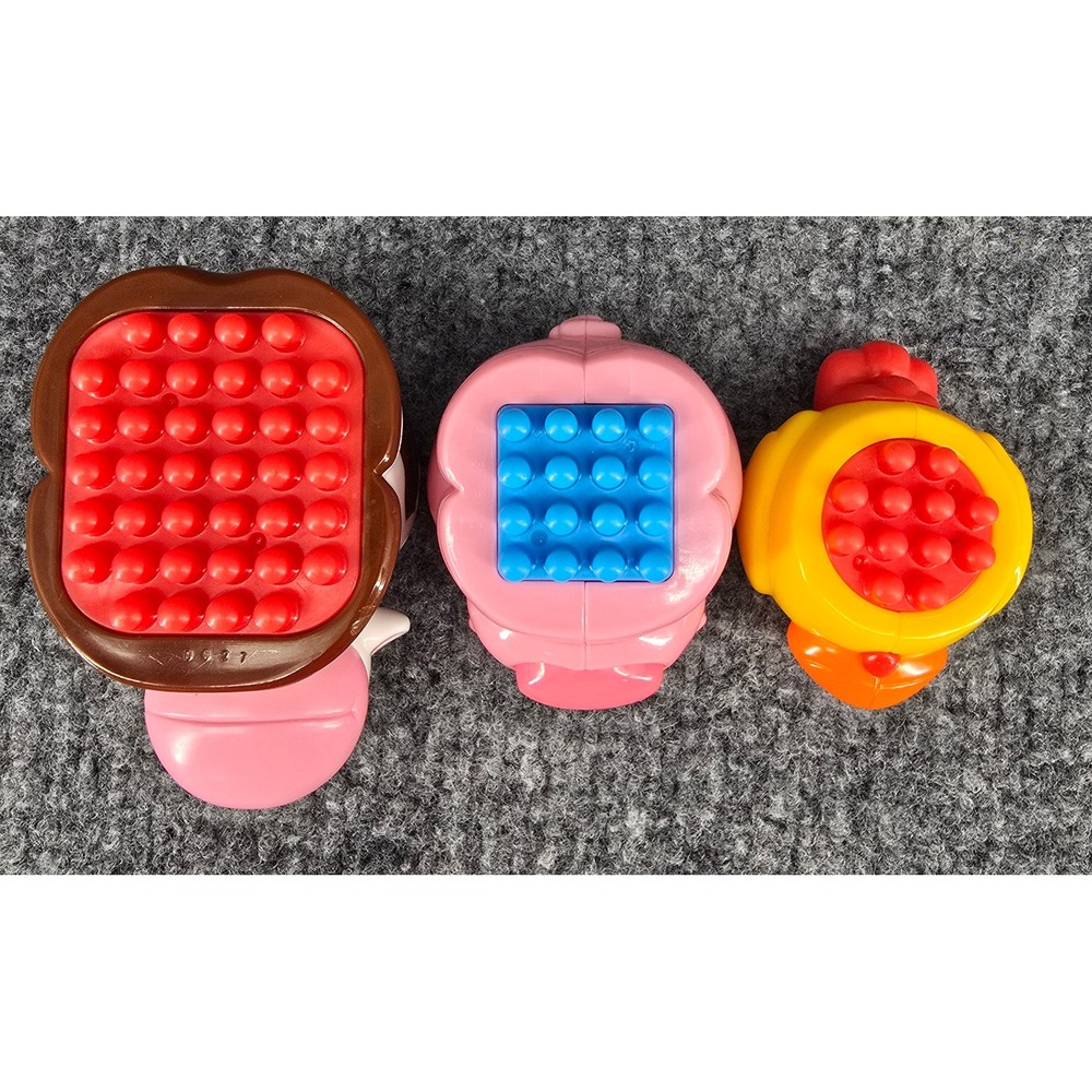 Fisher Price Shake and Stack Figures Lot of 3 Multicolor Farm Animals Vtg Y2K - Picture 6 of 11